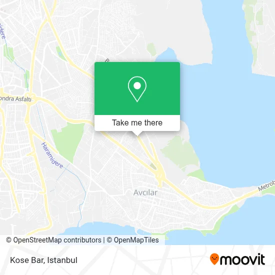 Kose Bar map