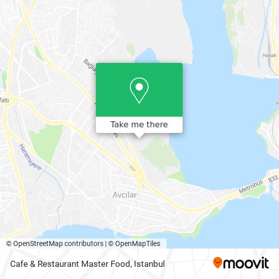 Cafe & Restaurant Master Food map