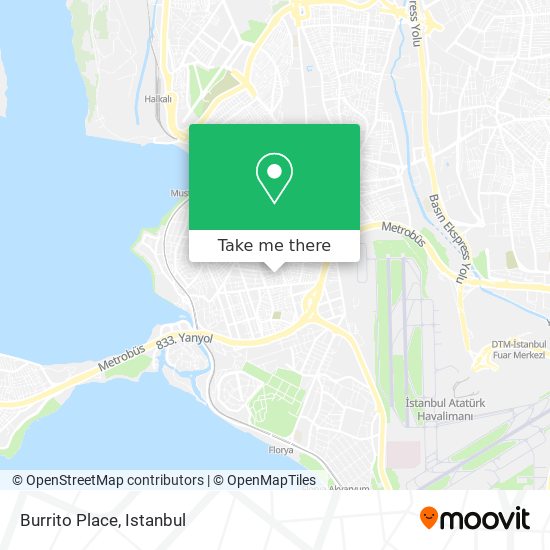 Burrito Place map