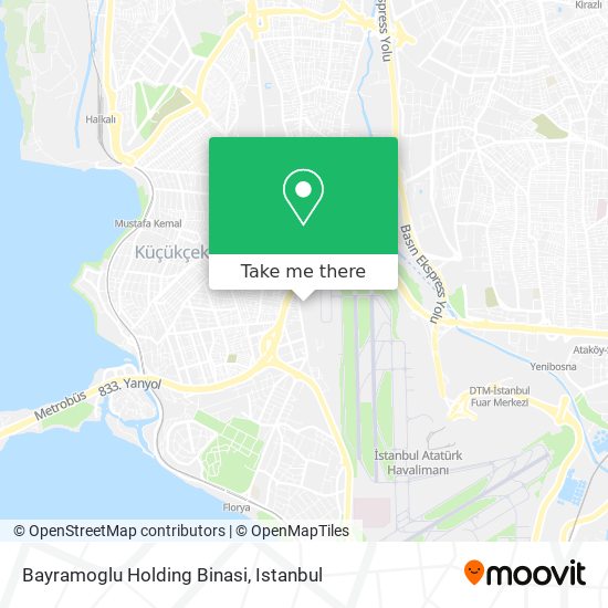 Bayramoglu Holding Binasi map