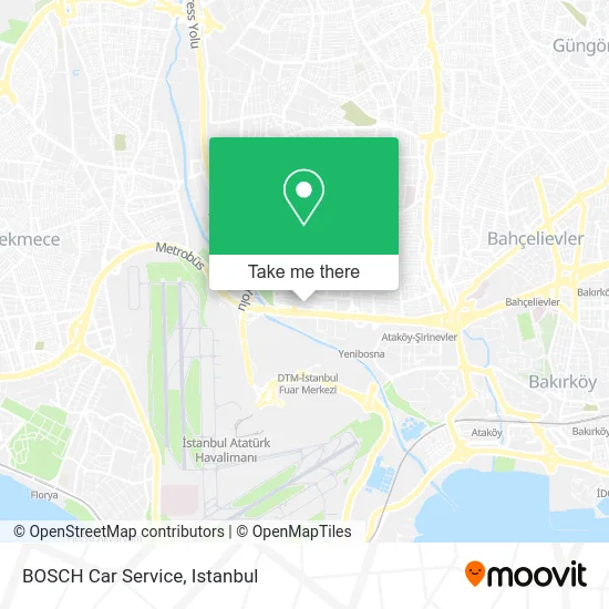 BOSCH Car Service map