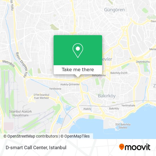 D-smart Call Center map