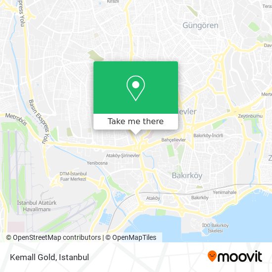 Kemall Gold map