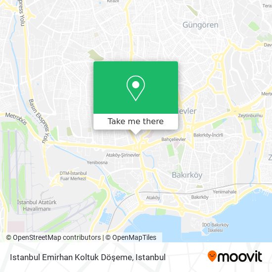 Istanbul Emirhan Koltuk Döşeme map