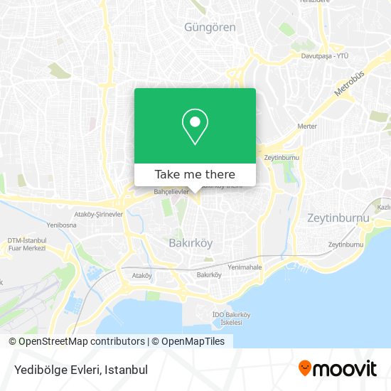 Yedibölge Evleri map