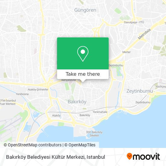 Bakırköy Belediyesi Kültür Merkezi map