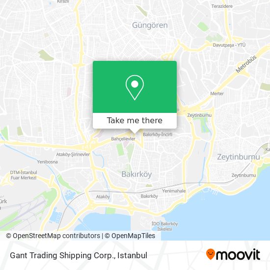 Gant Trading Shipping Corp. map