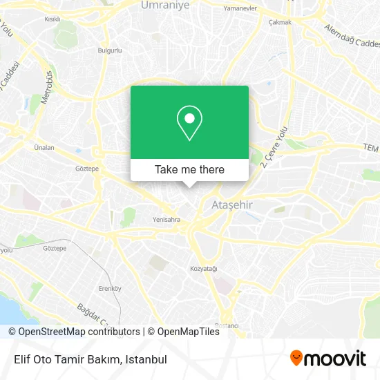 Elif Oto Tamir Bakım map