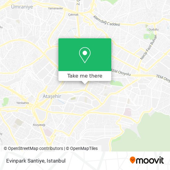 Evinpark Santiye map