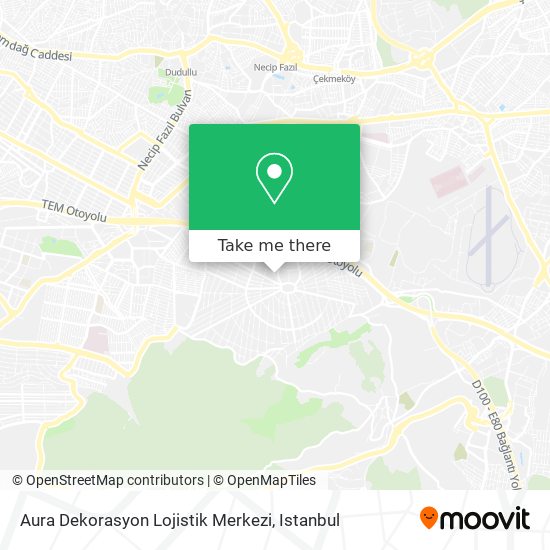 Aura Dekorasyon Lojistik Merkezi map
