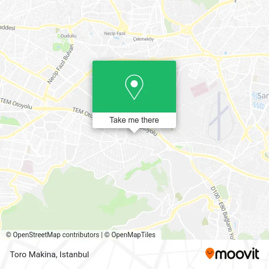 Toro Makina map