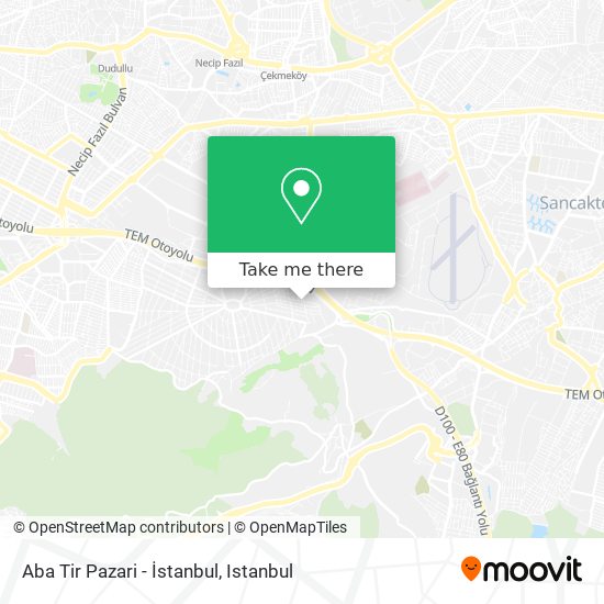 Aba Tir Pazari - İstanbul map