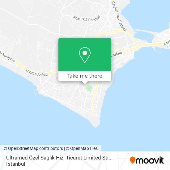 Ultramed Özel Sağlık Hiz. Ticaret Limited Şti. map