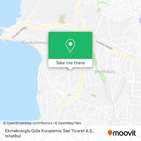 Ekmekcioglu Gida Kuruyemis San Ticaret A.Ş. map