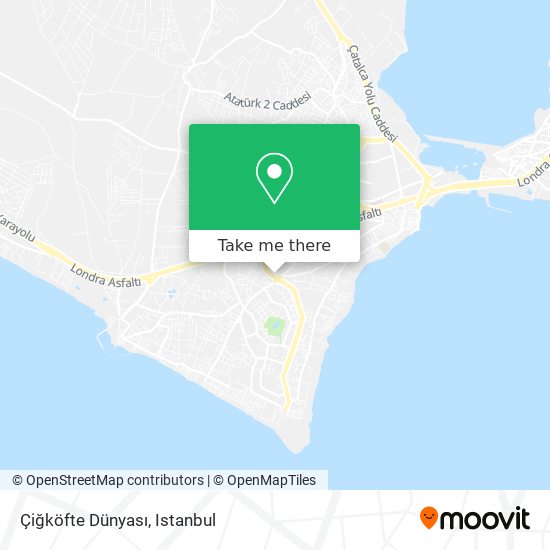 Çiğköfte Dünyası map