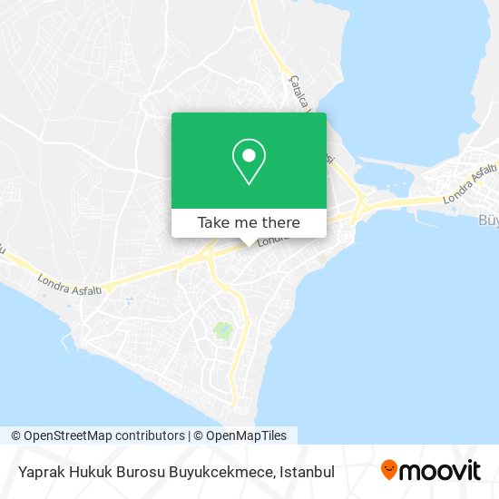 Yaprak Hukuk Burosu Buyukcekmece map