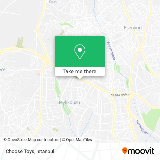 Choose Toys map