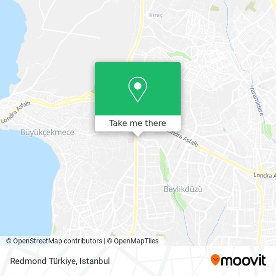 Redmond Türkiye map