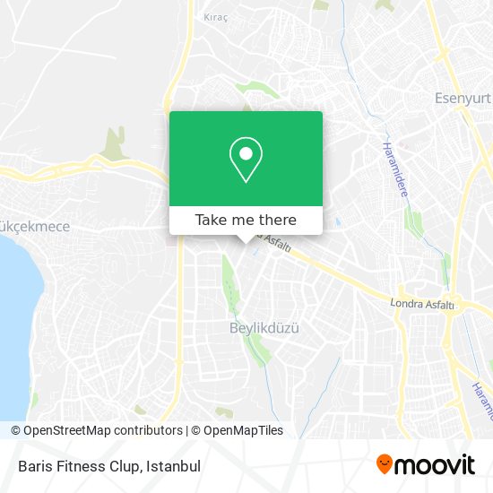 Baris Fitness Clup map