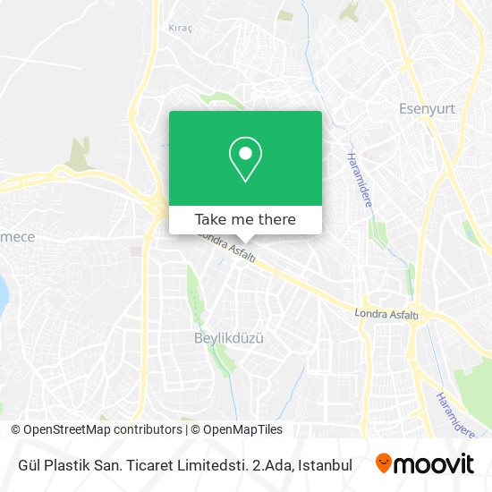 Gül Plastik San. Ticaret Limitedsti. 2.Ada map