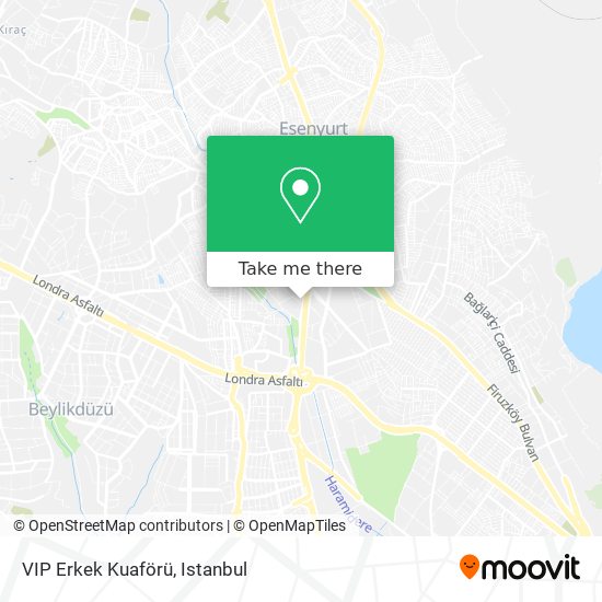 VIP Erkek Kuaförü map