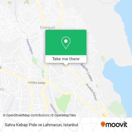 Sahra Kebap Pide ve Lahmacun map