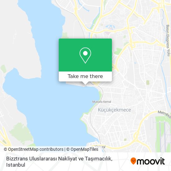 Bizztrans Uluslararası Nakliyat ve Taşımacılık map