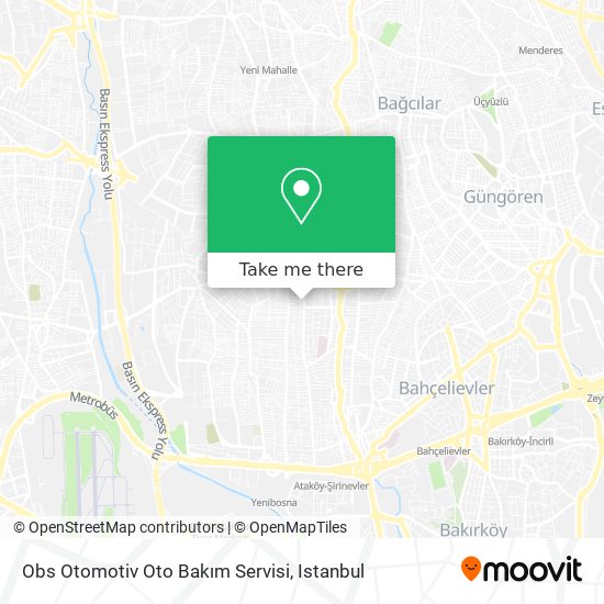 Obs Otomotiv Oto Bakım Servisi map