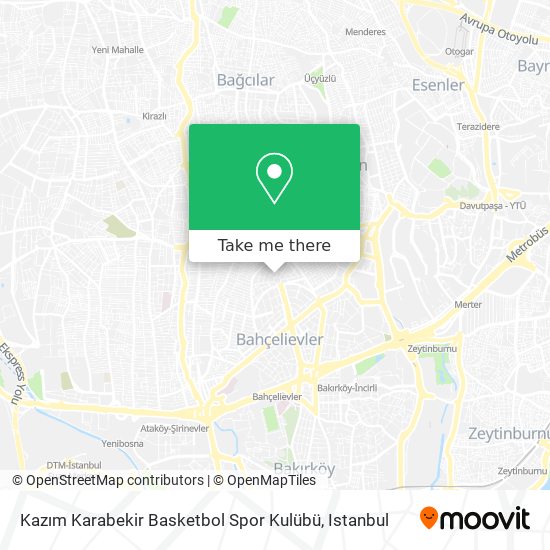 Kazım Karabekir Basketbol Spor Kulübü map