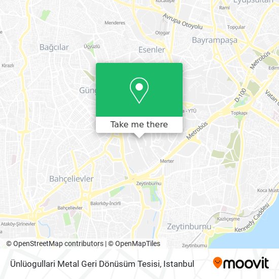 Ünlüogullari Metal Geri Dönüsüm Tesisi map