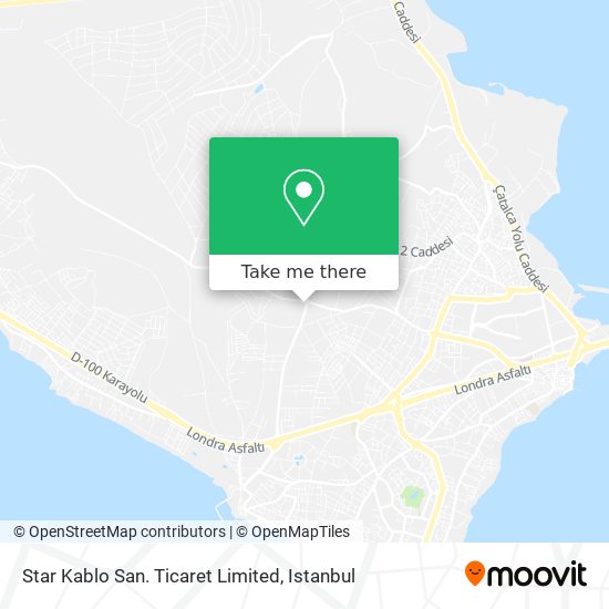 Star Kablo San. Ticaret Limited map