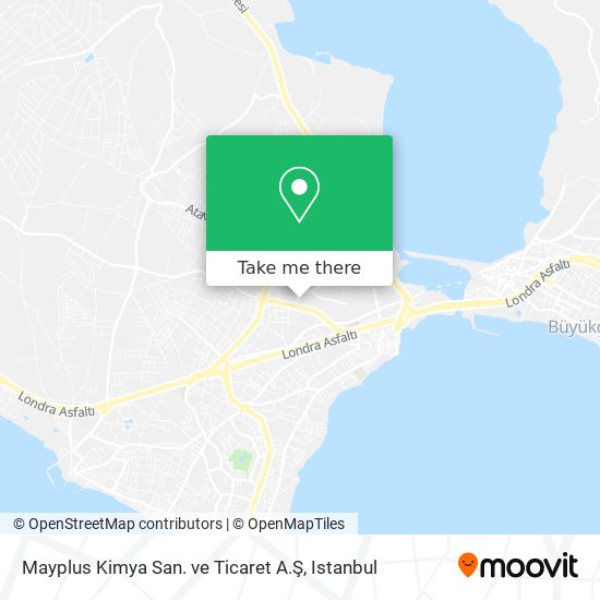 Mayplus Kimya San. ve Ticaret A.Ş map