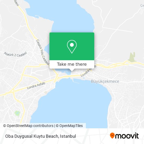 Oba Duygusal Kuytu Beach map