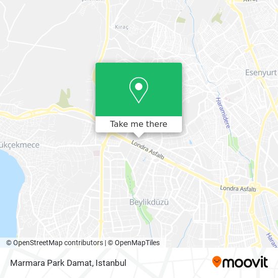 Marmara Park Damat map