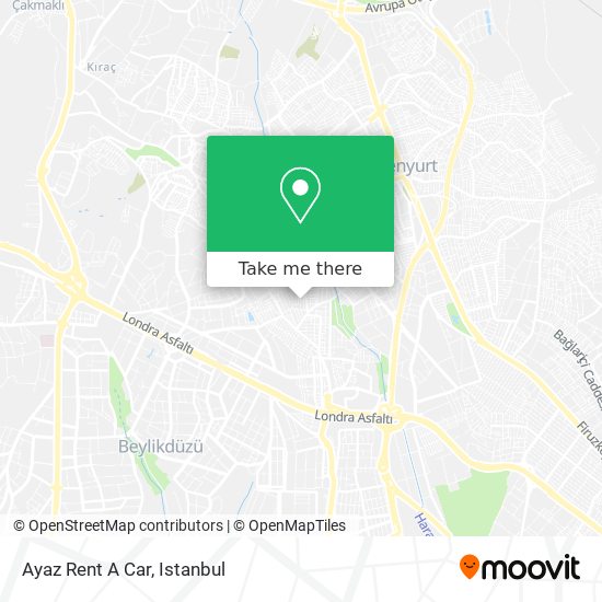 Ayaz Rent A Car map