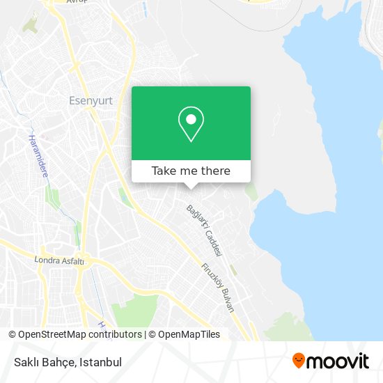 Saklı Bahçe map