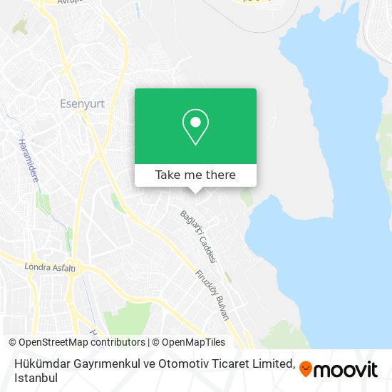 Hükümdar Gayrımenkul ve Otomotiv Ticaret Limited map