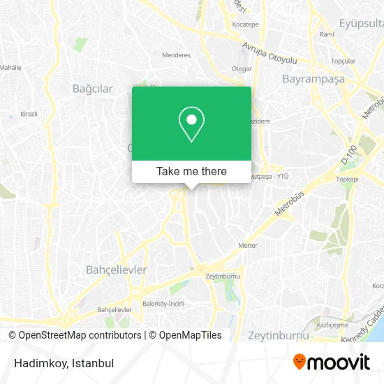 Hadimkoy map
