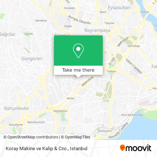 Koray Makine ve Kalip & Cnc. map