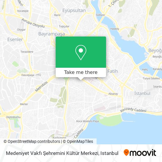 Medeniyet Vakfı Şehremini Kültür Merkezi map