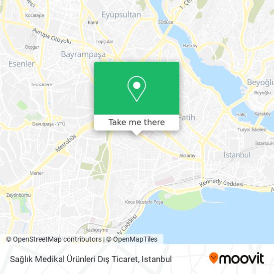 Sağlık Medikal Ürünleri Dış Ticaret map