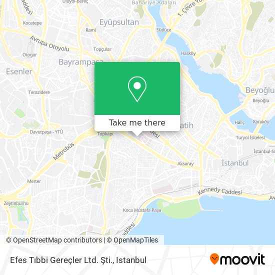 Efes Tıbbi Gereçler Ltd. Şti. map