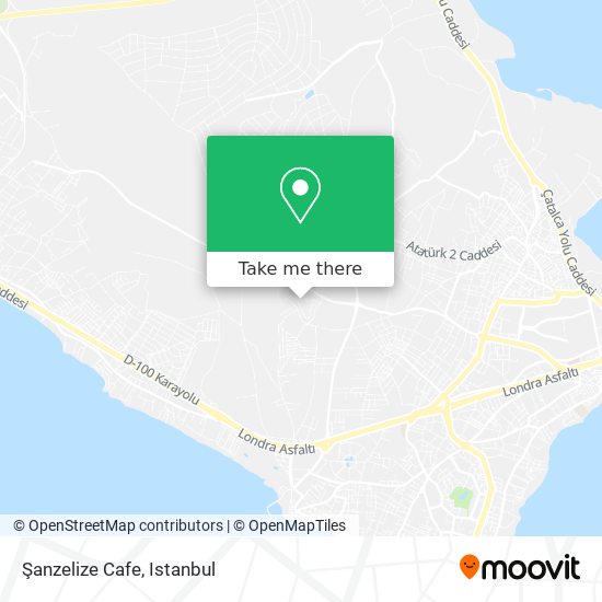 Şanzelize Cafe map