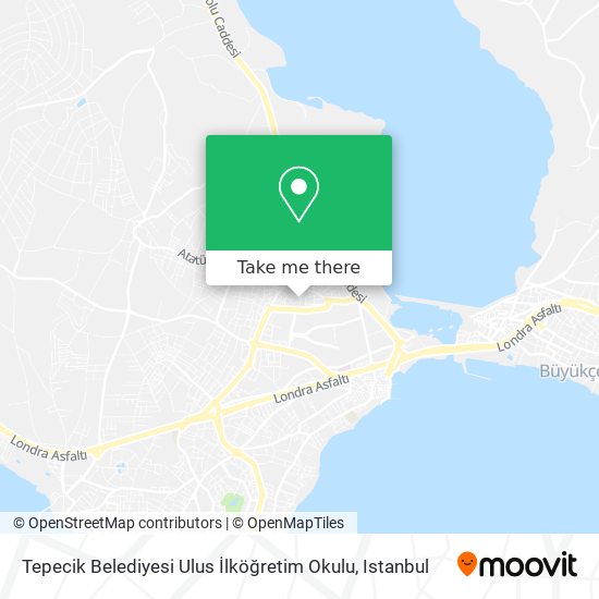 Tepecik Belediyesi Ulus İlköğretim Okulu map