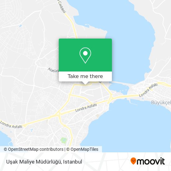 Uşak Maliye Müdürlüğü map