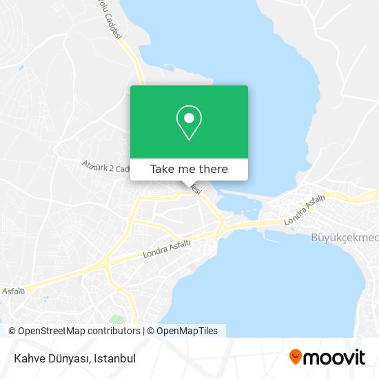 Kahve Dünyası map