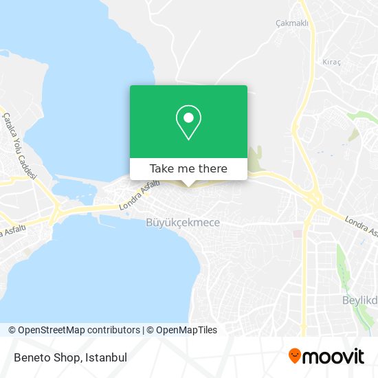 Beneto Shop map