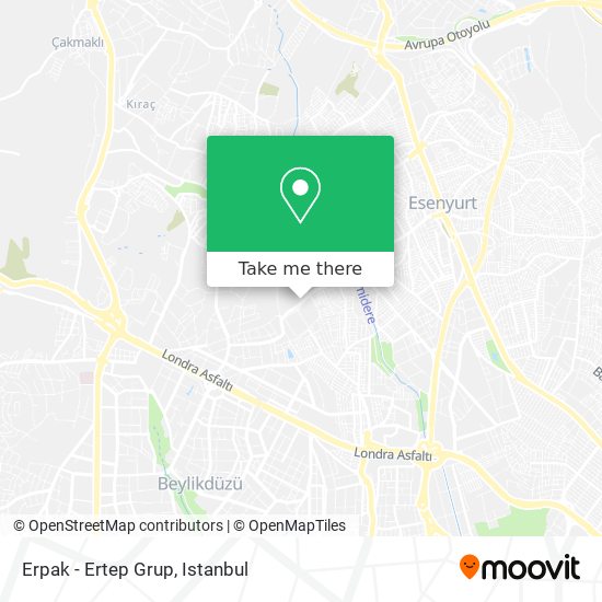 Erpak - Ertep Grup map