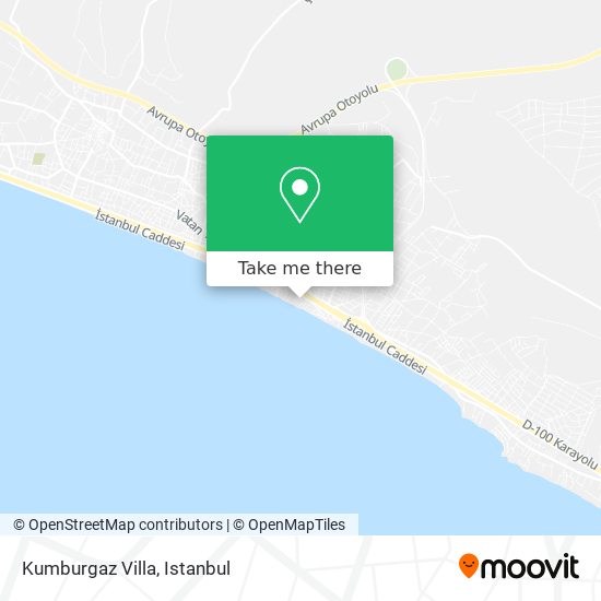 Kumburgaz Villa map