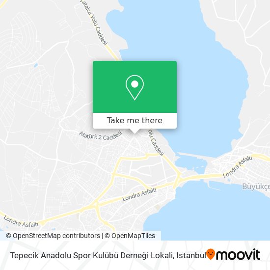 Tepecik Anadolu Spor Kulübü Derneği Lokali map